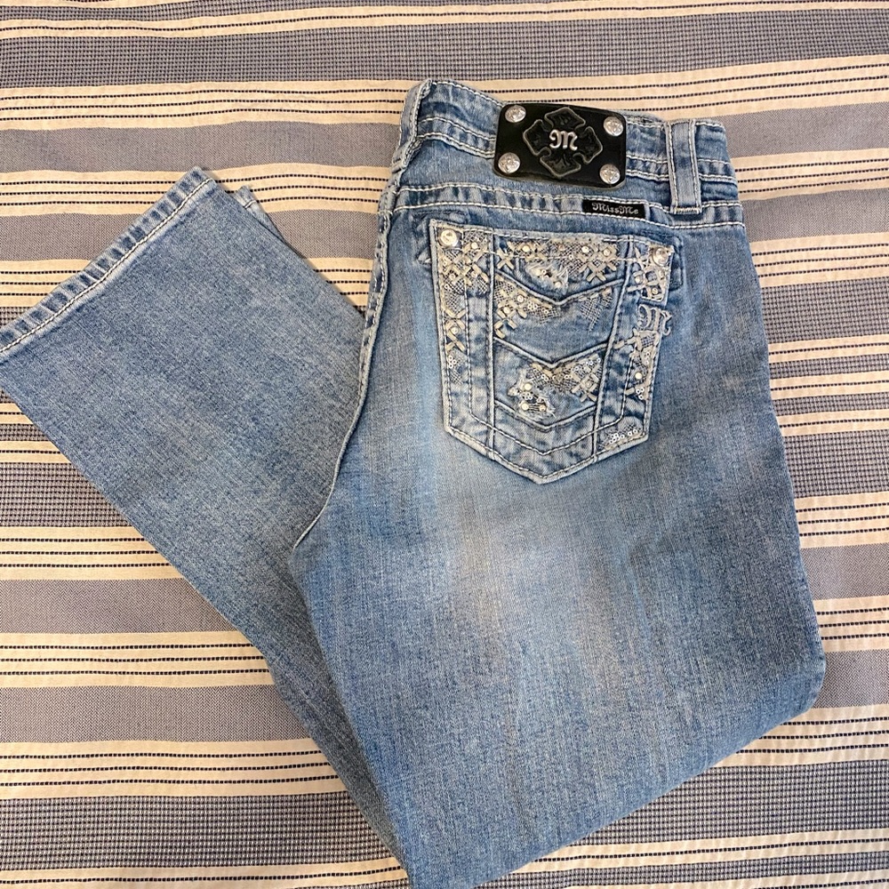 Miss Me Boyfriend Capris Size 29